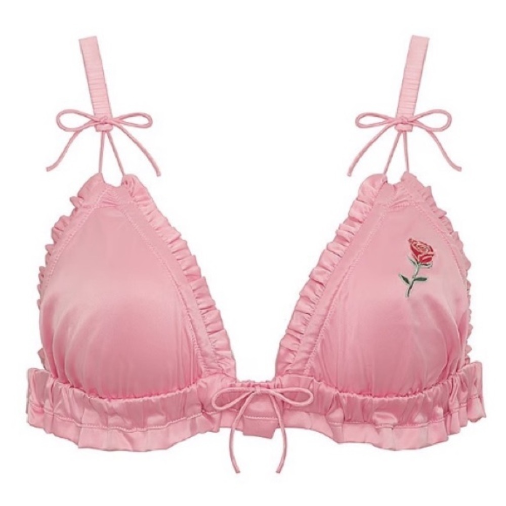 New FOR LOVE & LEMONS Everyday Bralette Light Pink 31676